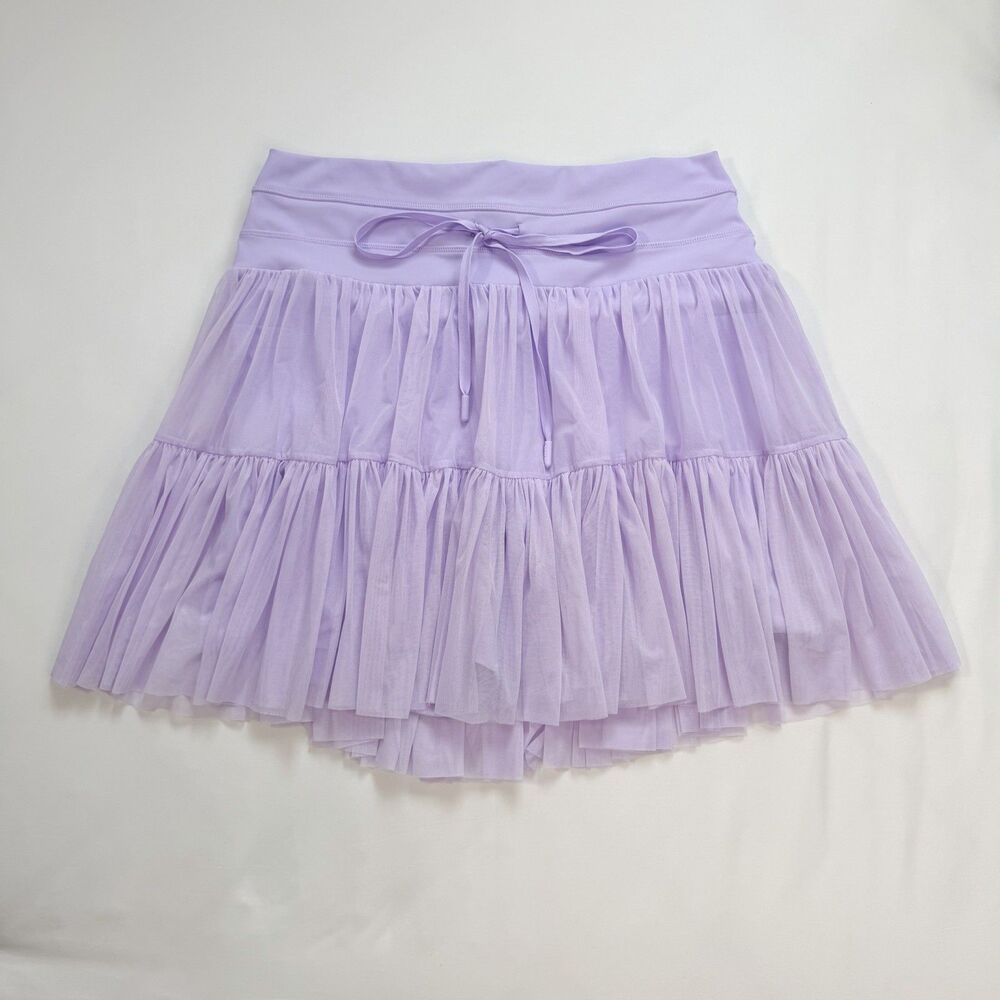 POPFLEX Pirouette Skort Mini Skirt 1X Digital Lavender Taylor Swift Coquette - Picture 2 of 10